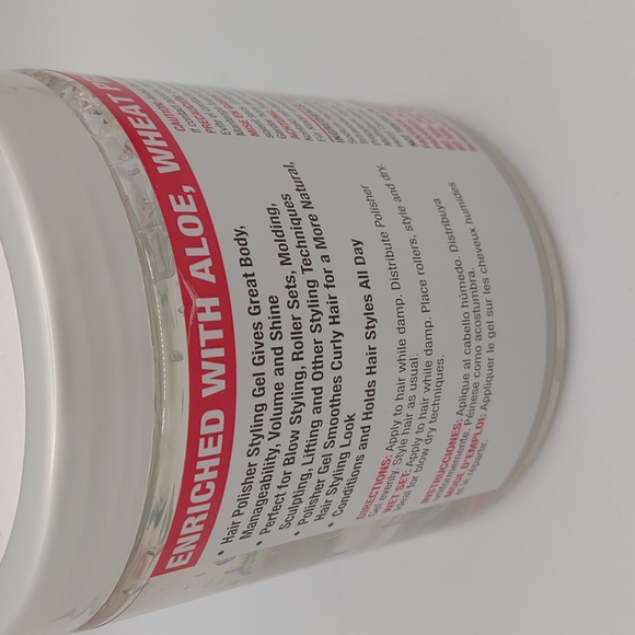 IC intercellular hair polisher styling gel 20oz aloe non-flaking Max hold contro - Picture 3 of 4